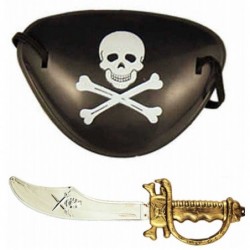 Pirate Eye Patch and Sword
