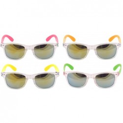 Neon Sunglasses (Clear Frames & Neon Arms)