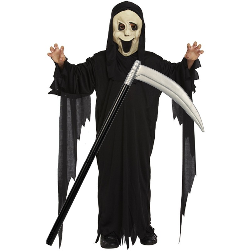 Childs Scream Halloween Robe with Optional Scythe