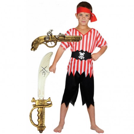 Boys Pirate with Optional Sword & Gun