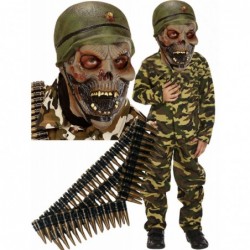 Zombie Army Boy with Optional Bullet Belt