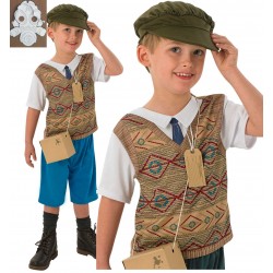 Evacuee 1940s School Boy Costume