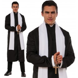 Father Frank Priest Fancy Dress Costume