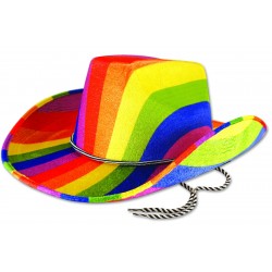 Rainbow Pride Cowboy Hat