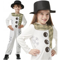 Boys Girls Snowman Costume