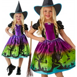 Girls Ombre Witch Costume